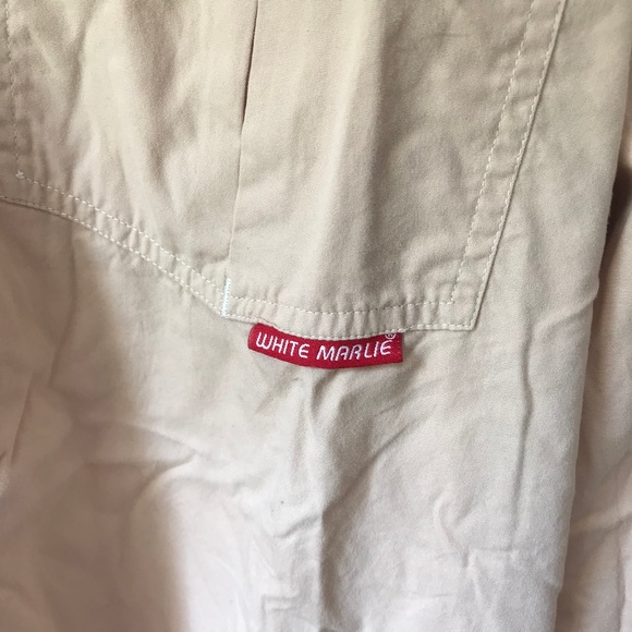 White Marlie Mens Button Down XL - Picture 3 of 6